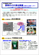 夏季のVOC排出削減にご協力をお願いします!